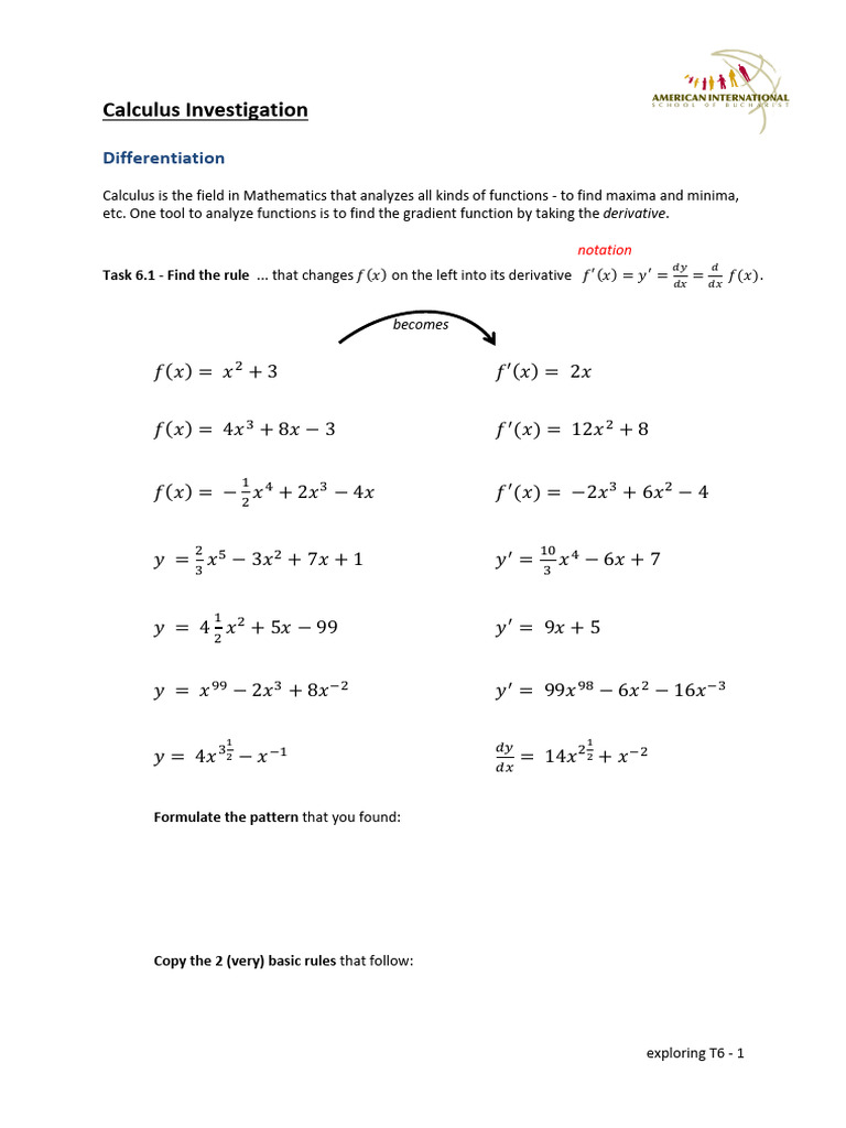 Calculus: Differentiation Techniques | PDF | Derivative | Tangent