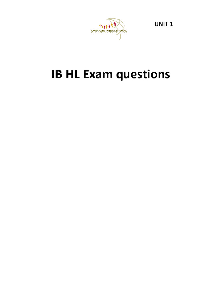 IB HL Math Exam Questions: Logs & Exponents | PDF | Logarithm ...