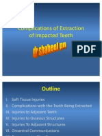 Complications of Extraction of Impacted Teeth