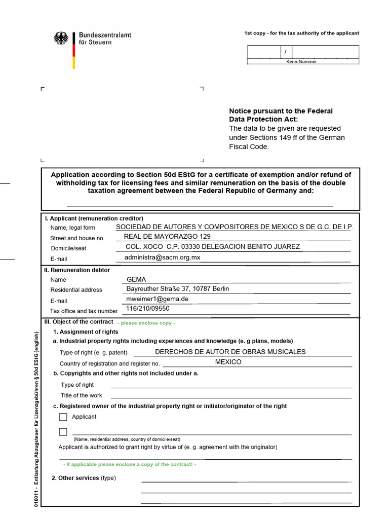 2018 Application For WHT Exemption | PDF