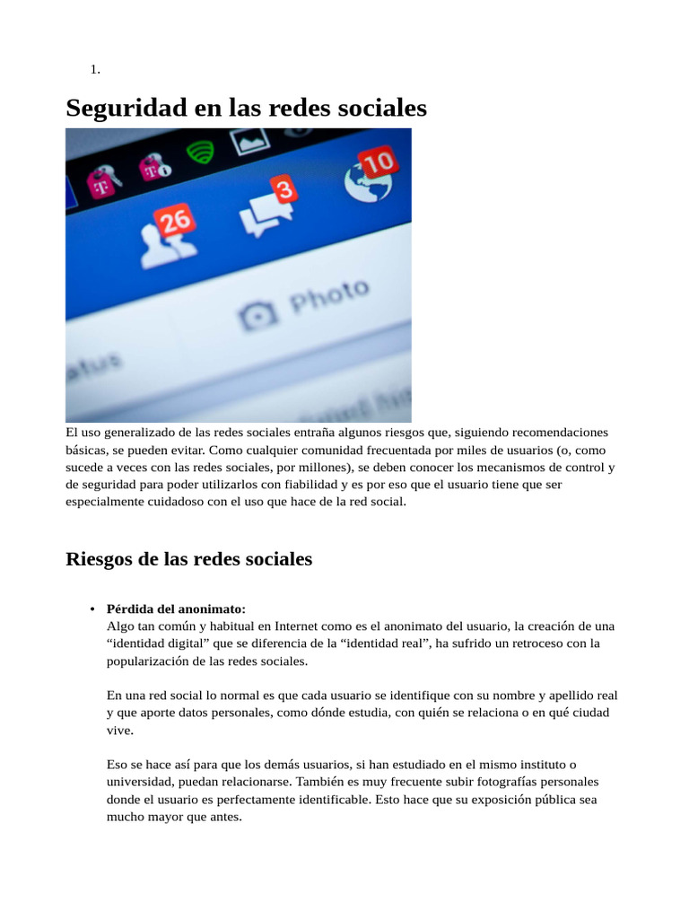 Seguridad en Redes Sociales Ciberacoso y Ciberbullyng | PDF | Acoso ...