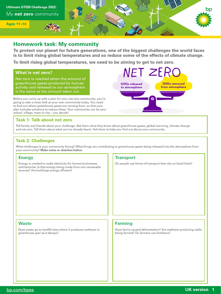 Net Zero Community Challenge Guide | PDF | Greenhouse Gas | Greenhouse ...