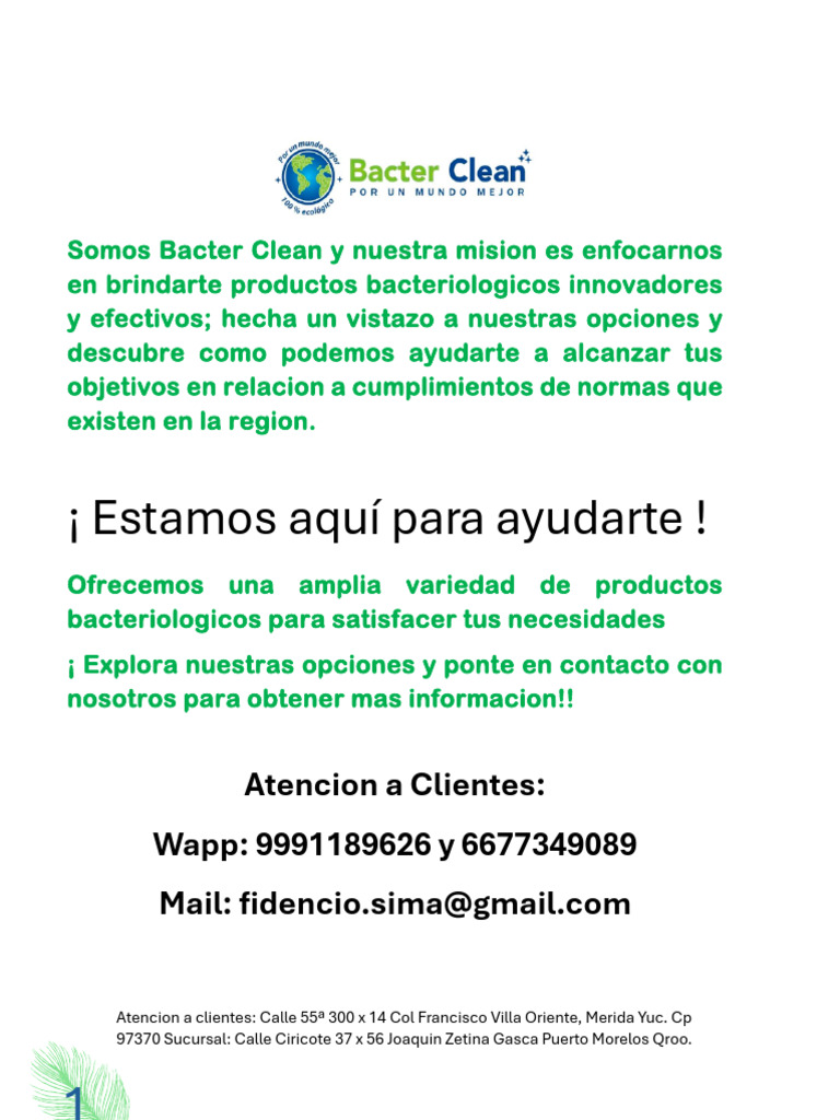 B Acter Clean | PDF