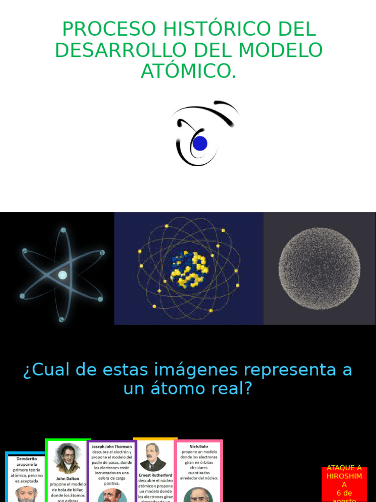 Modelo Atómico Pdf átomos Núcleo Atómico