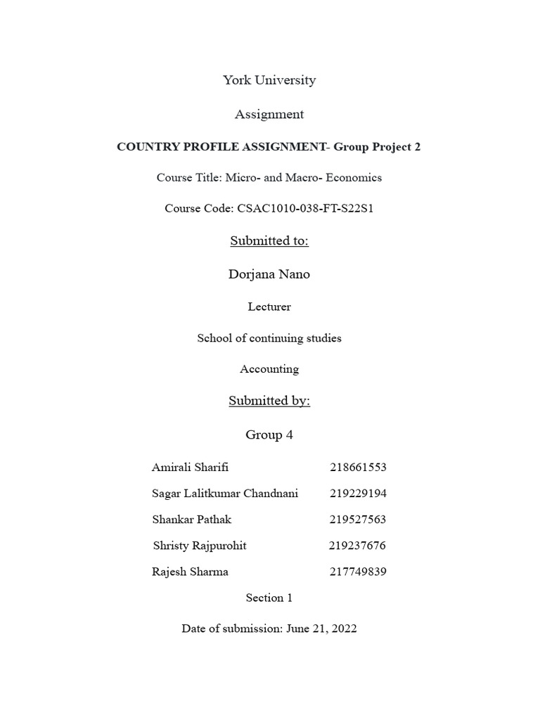 Economics Group Project Analysis | PDF | Economic Growth | Unemployment