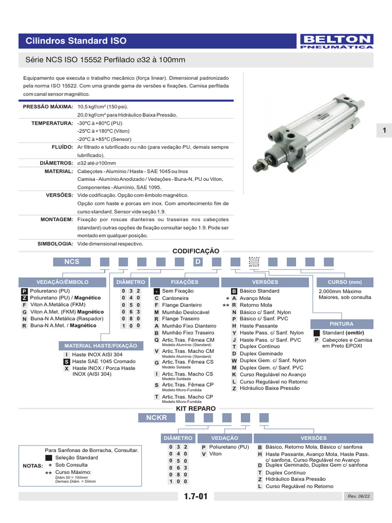 1.7 - Serie Ncs Iso 15552 Perfilado | PDF