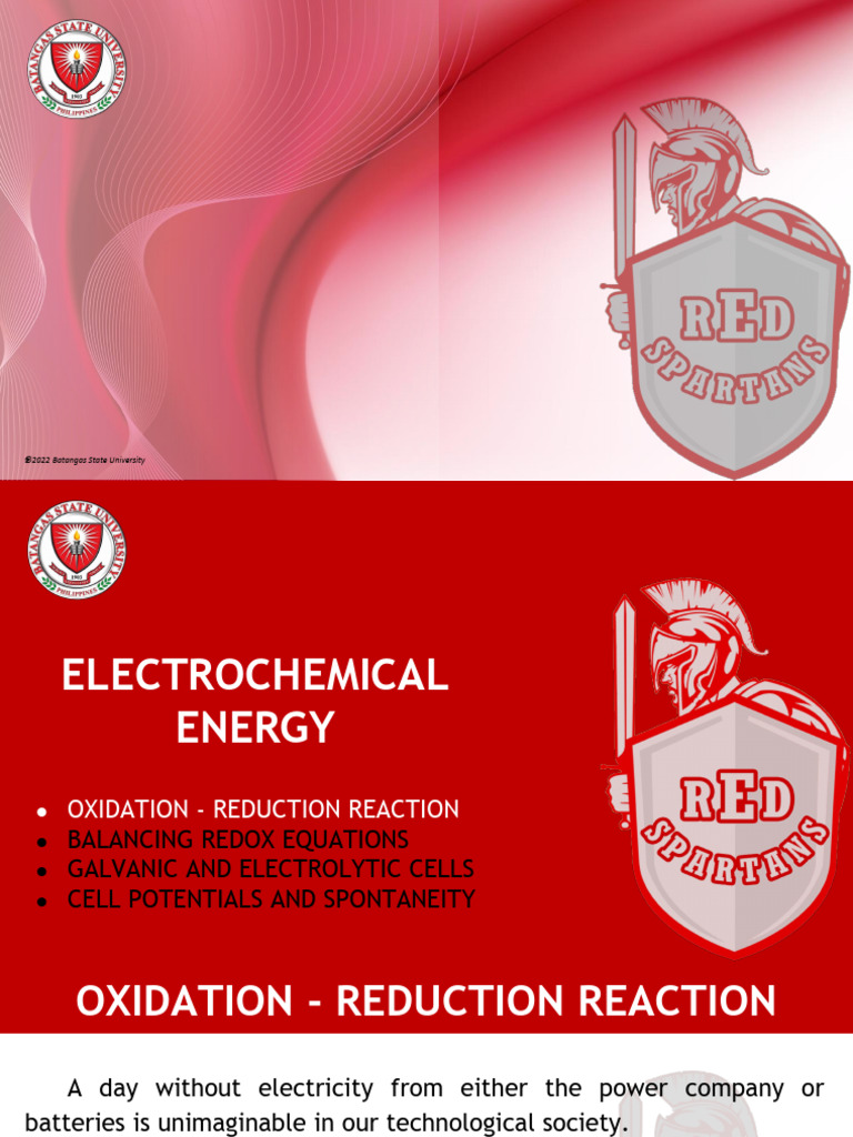 2.3 Electrochemical Reaction | PDF | Redox | Electrochemistry