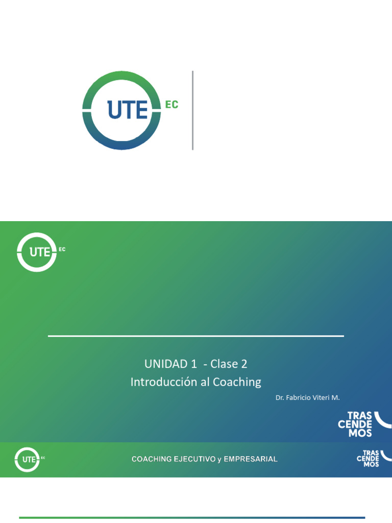 Clase 2 - Introducción Al Coaching - Parte2 | PDF | Autoestima ...