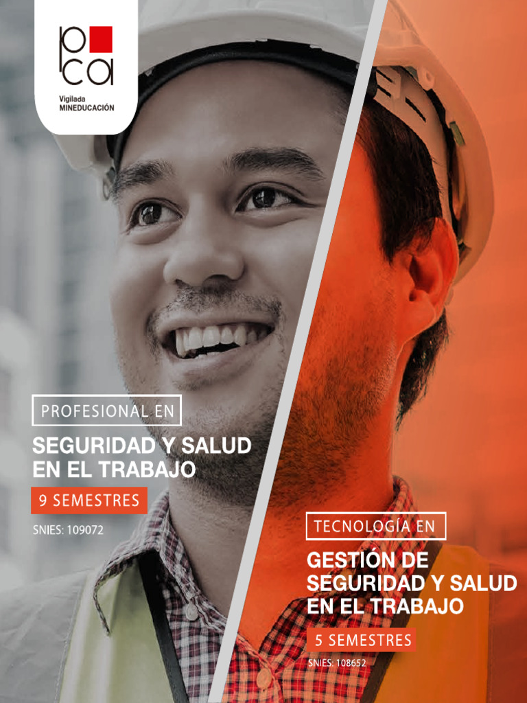 Brochure Seguridad y Salud en El Trabajo | PDF