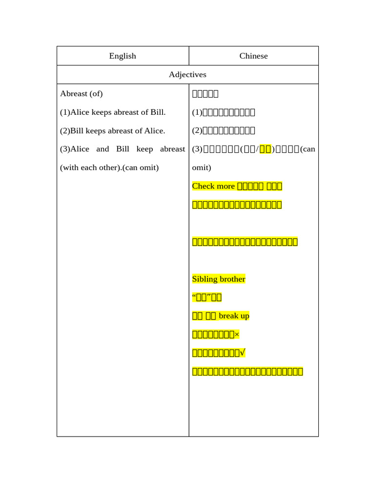 English and Chinese reciprocal words (1) | PDF