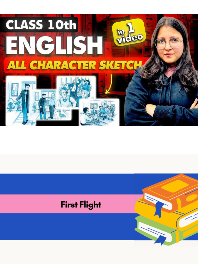 Character Sketches for Class 10 English | PDF | Espionage | Faith