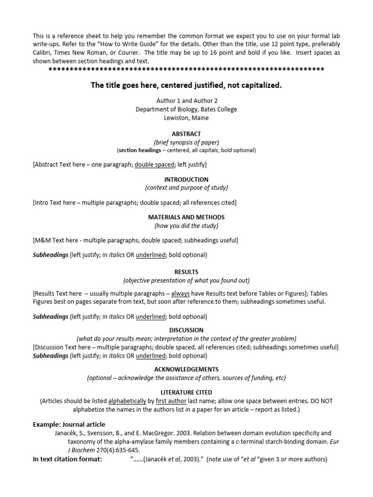 How-to-Write-Guide-v10-2014 - Edited New | PDF | Experiment | Statistics