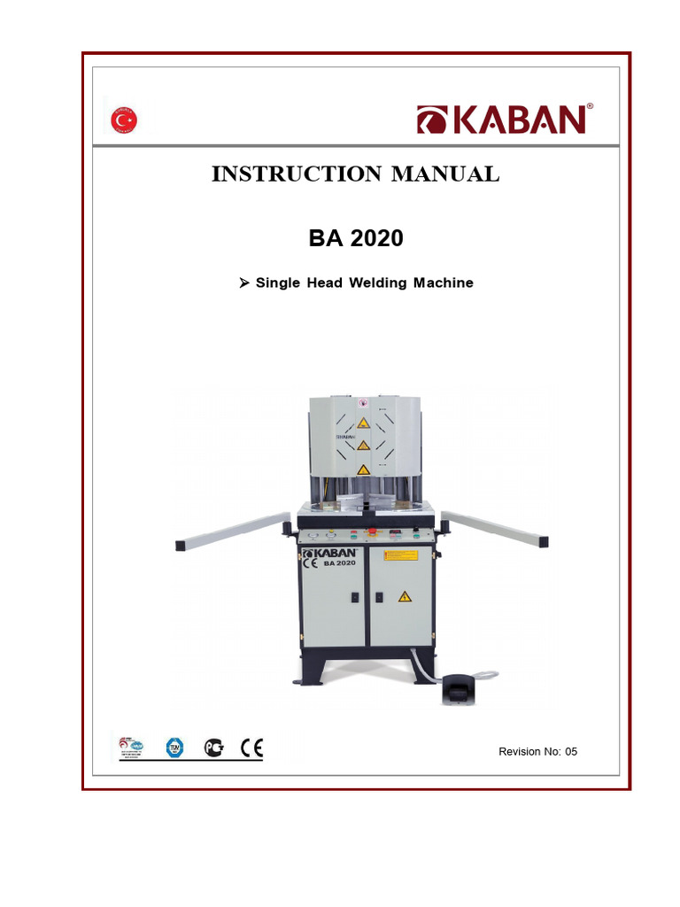 BA 2020 - İNG - Rev 05 | PDF | Welding | Construction