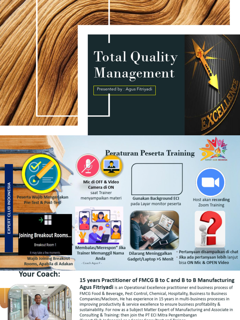 Panduan Total Quality Management TQM | PDF