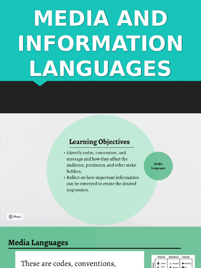 Media Language & Perception | PDF