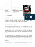 Resensi Buku Nggak Takut Dosa.