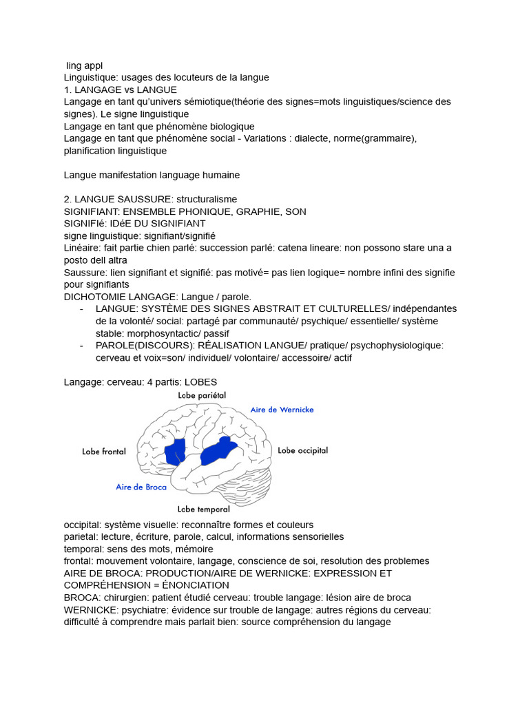 Linguistique : Langage et Variations Sociales | PDF | Linguistique ...
