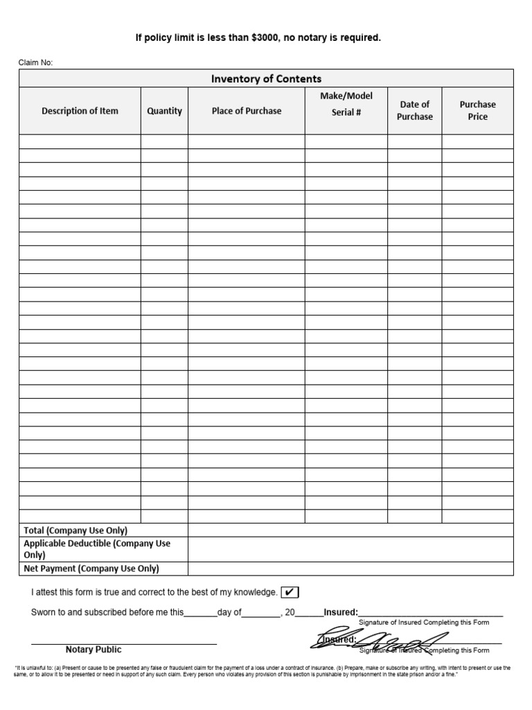 Insurance Claim Form Guide | PDF