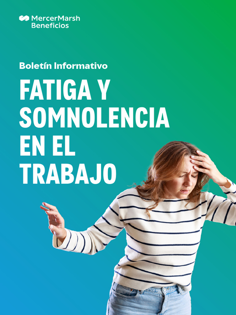 Fatiga y Somnolencia Laboral: Impacto y Prevención | PDF | Dormir ...