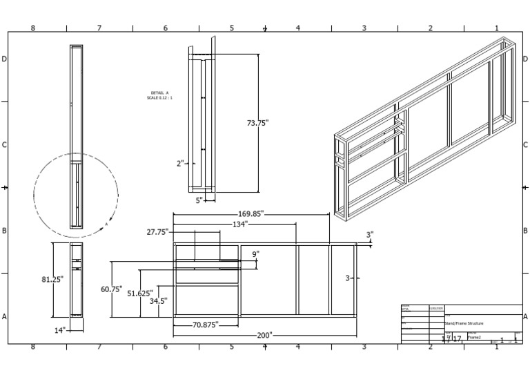 Frame 2 Stand/Frame Structure Details | PDF