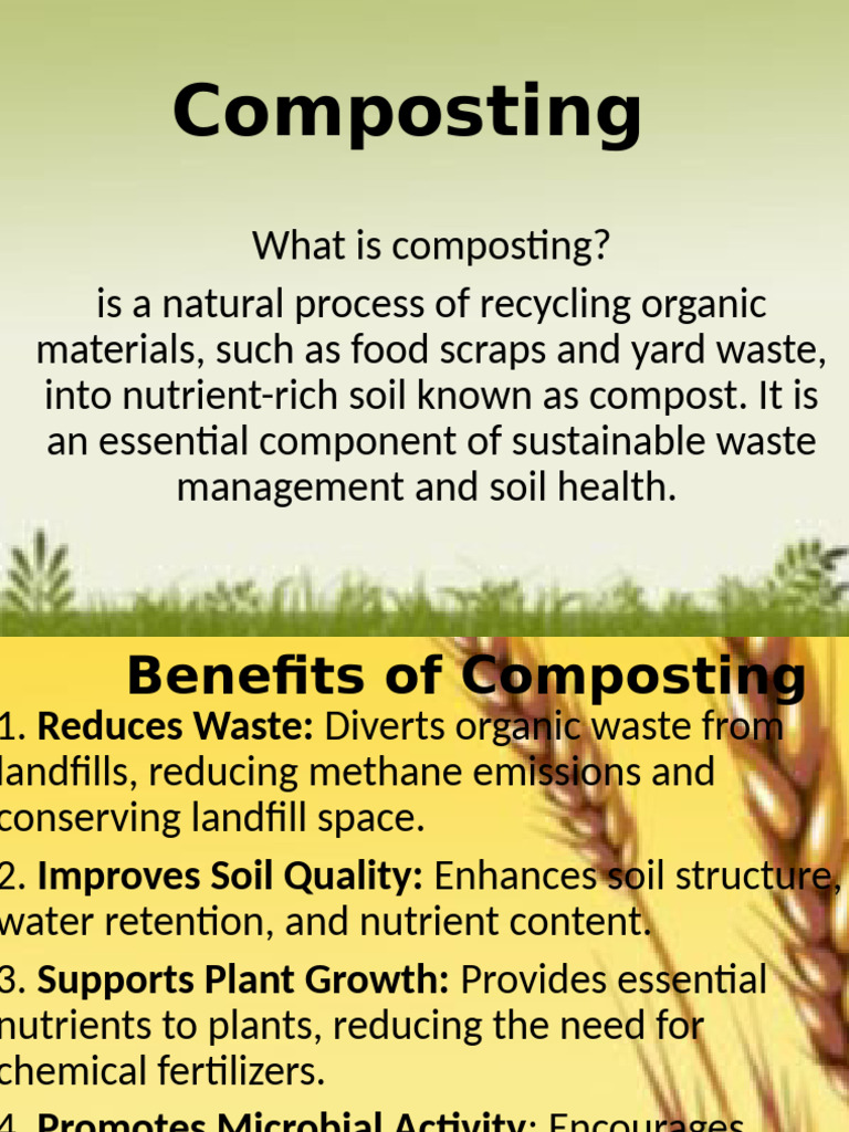 Composting WPS Officegroup2 | PDF | Compost | Soil