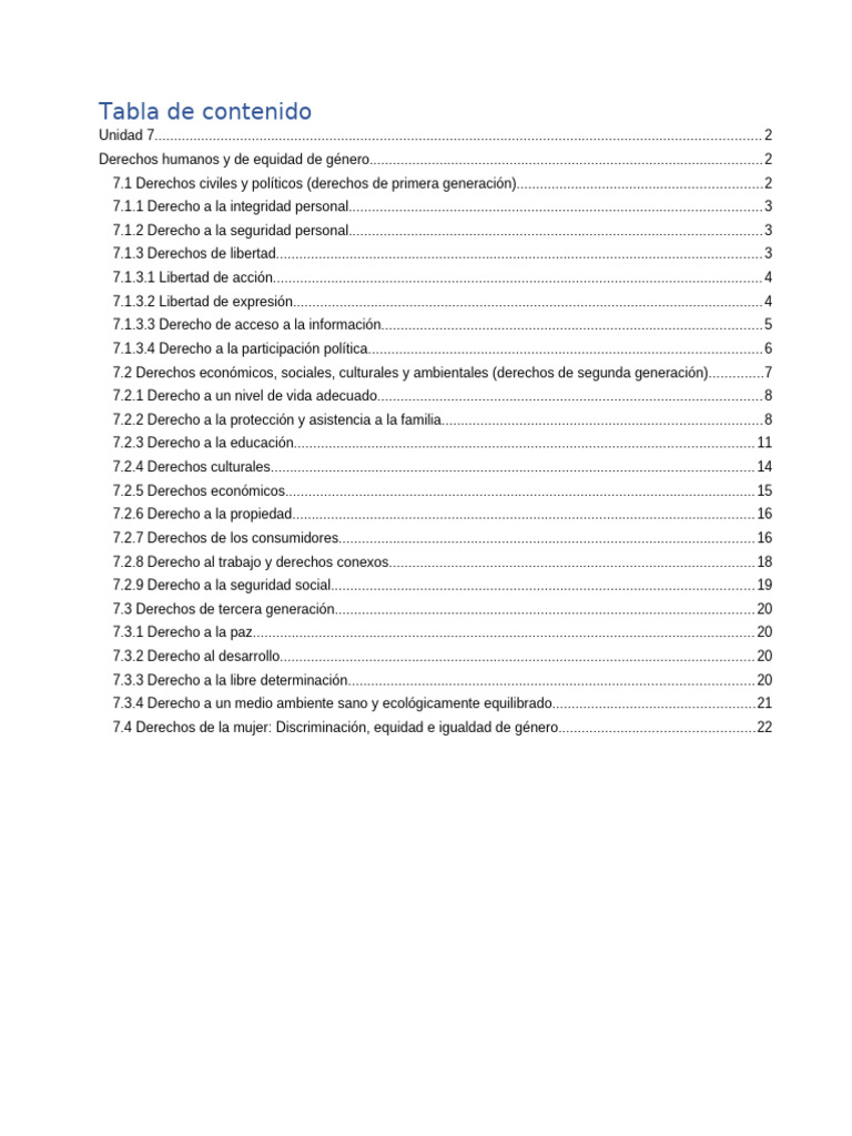 Derechos Humanos y Equidad de Género | PDF | Derechos humanos ...