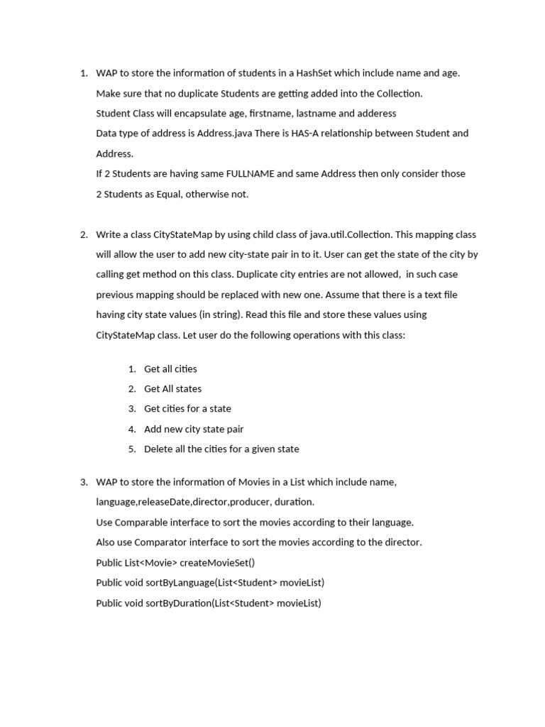 6 1collections-Task1 | PDF