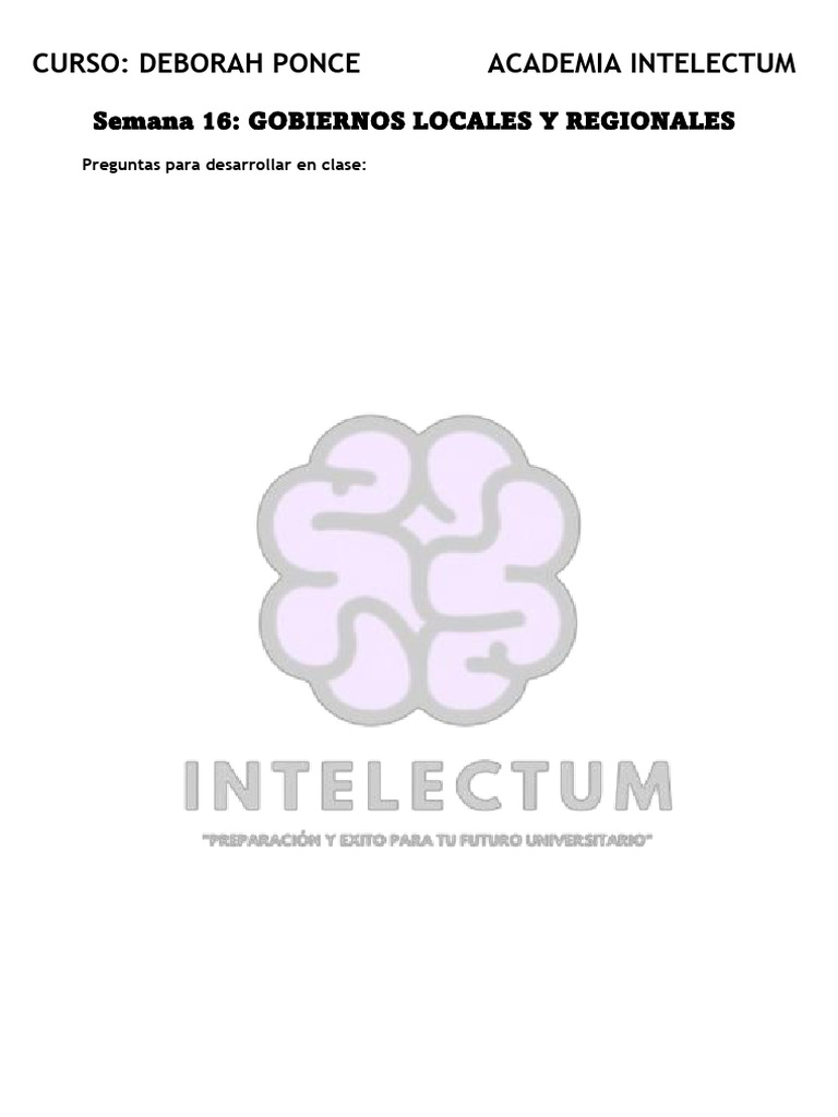 Competencias de Gobiernos Locales y Regionales | PDF | Gobierno local ...