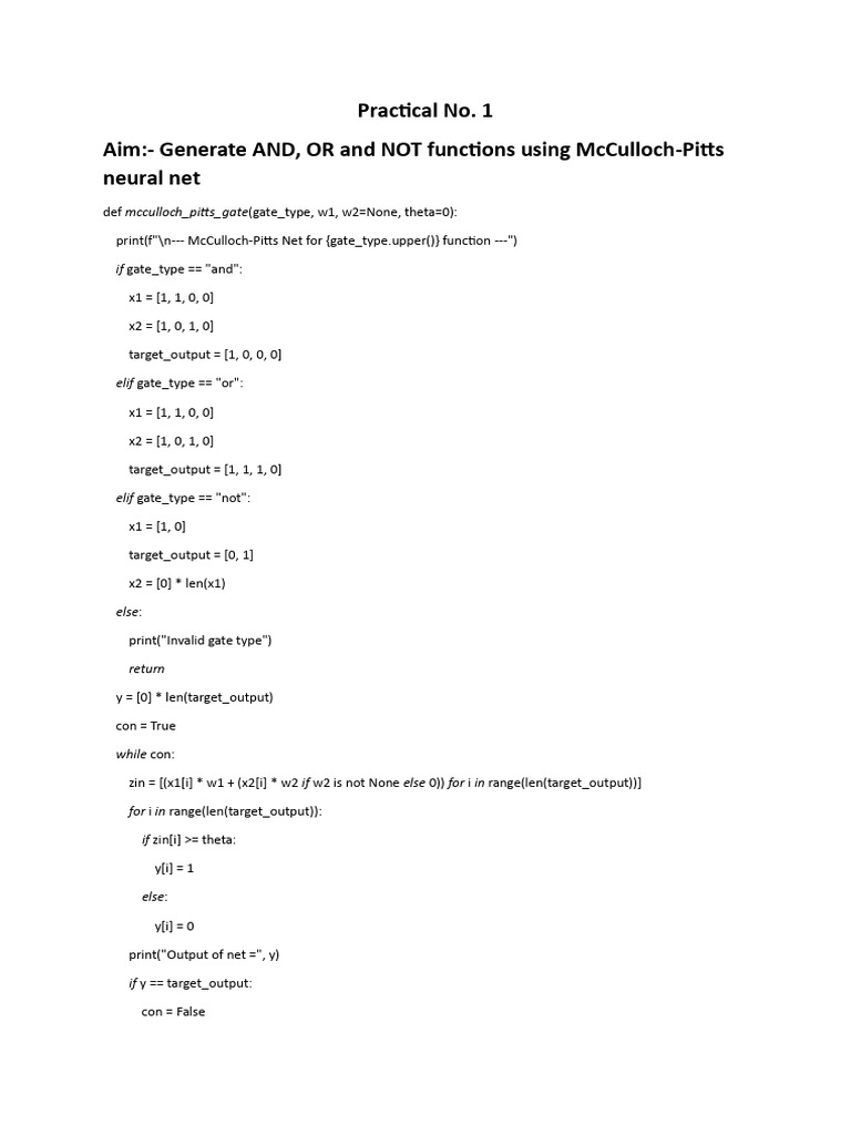 SC Practical 1 | PDF