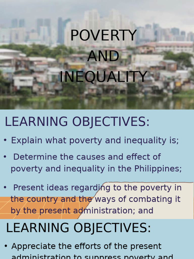 Poverty AND Inequality | PDF | Poverty | Poverty & Homelessness