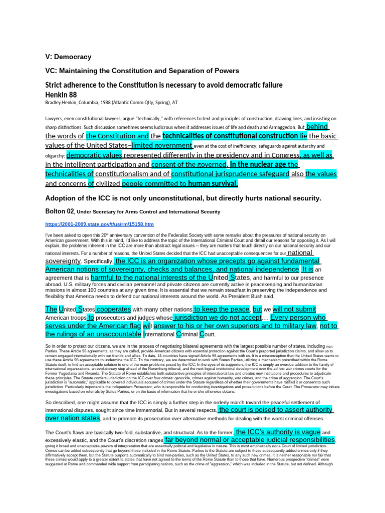 ICC Negative | PDF | International Criminal Court | Justice