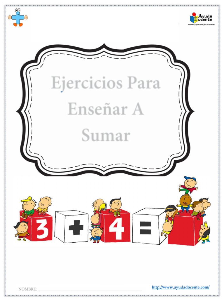 Ejercicios Divertidos de Sumas para Niños | PDF
