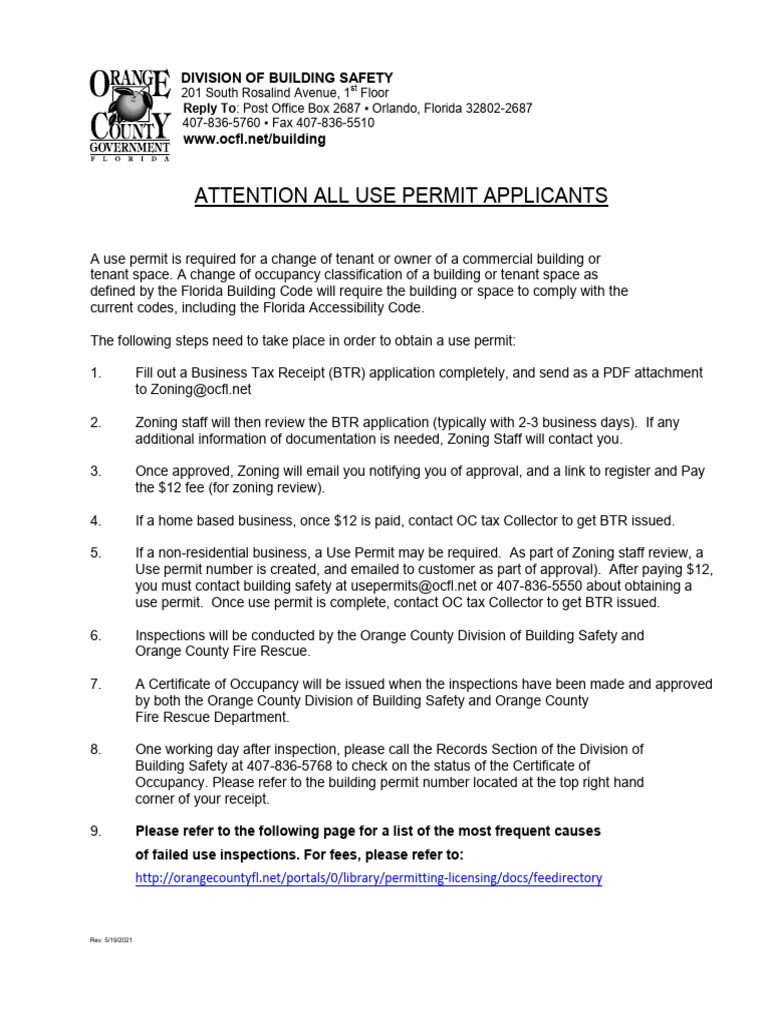 Orange County Use Permit Process Guide | PDF