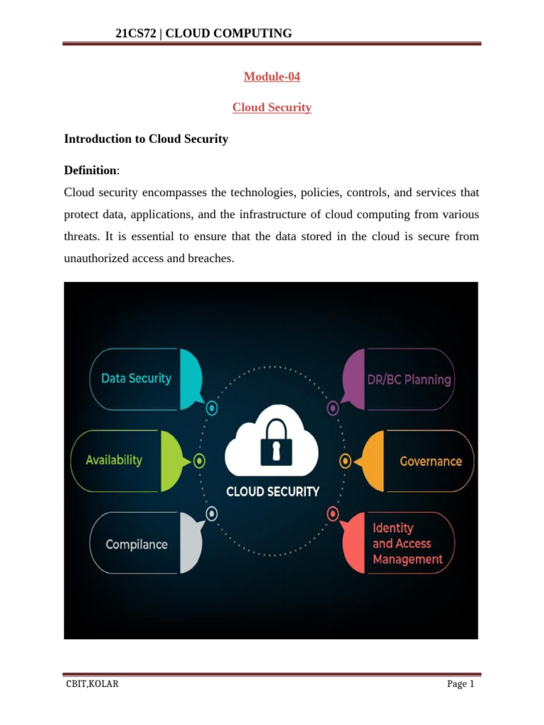 Cloud Security: Risks and Best Practices | PDF | Security | Computer ...