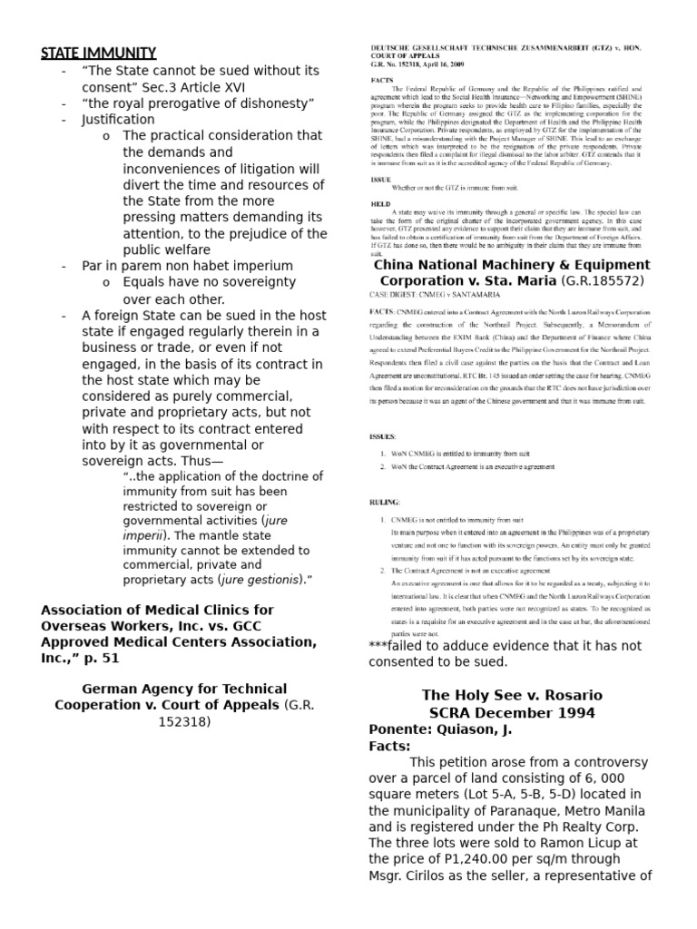 State Immunity Pdf Legal Liability Holy See