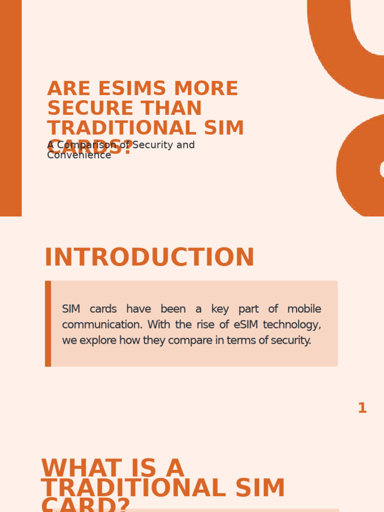 Are Esims More Secure