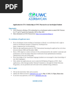 UWC Student Application Form 2025-2027 | PDF | Psychological Resilience