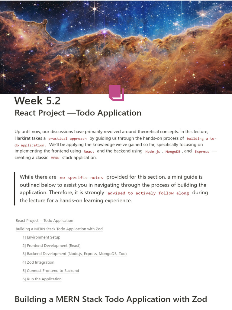 NOTES 5.2 (React todo) | PDF | Computer Science | Software Engineering