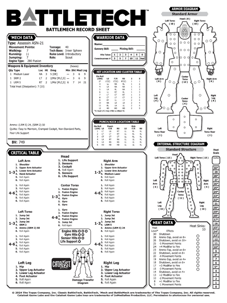 Assassin ASN 21 | PDF