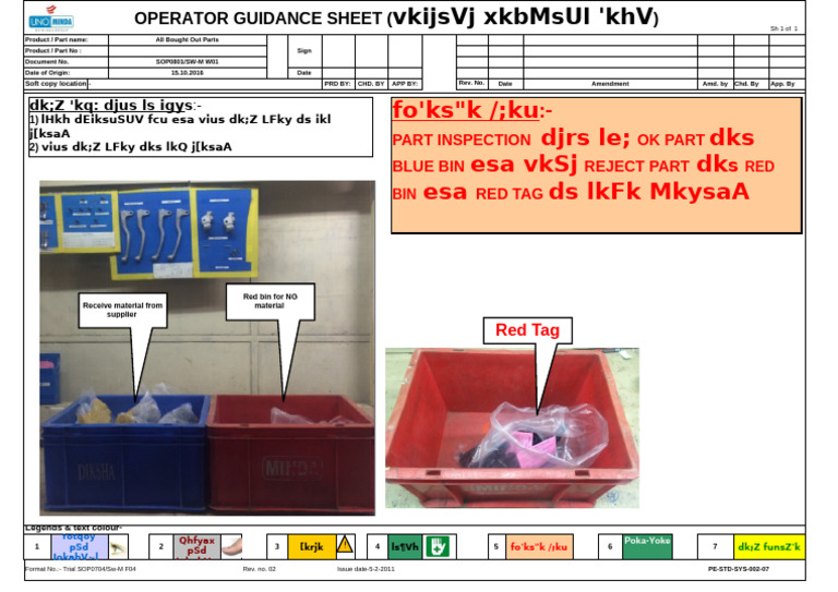Operator Guidance for Part Inspection | PDF
