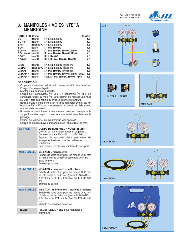 Manifolds 4 Voies 