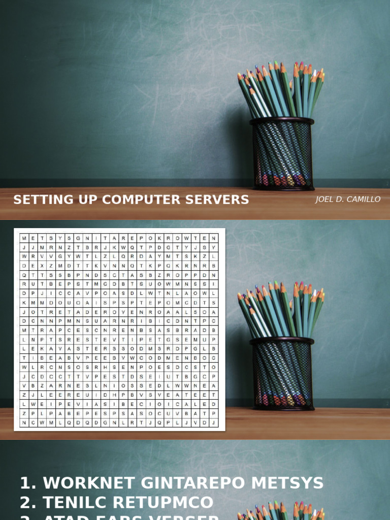 SETTING UP COMPUTER SERVERS | PDF | Computer Network | Server (Computing)