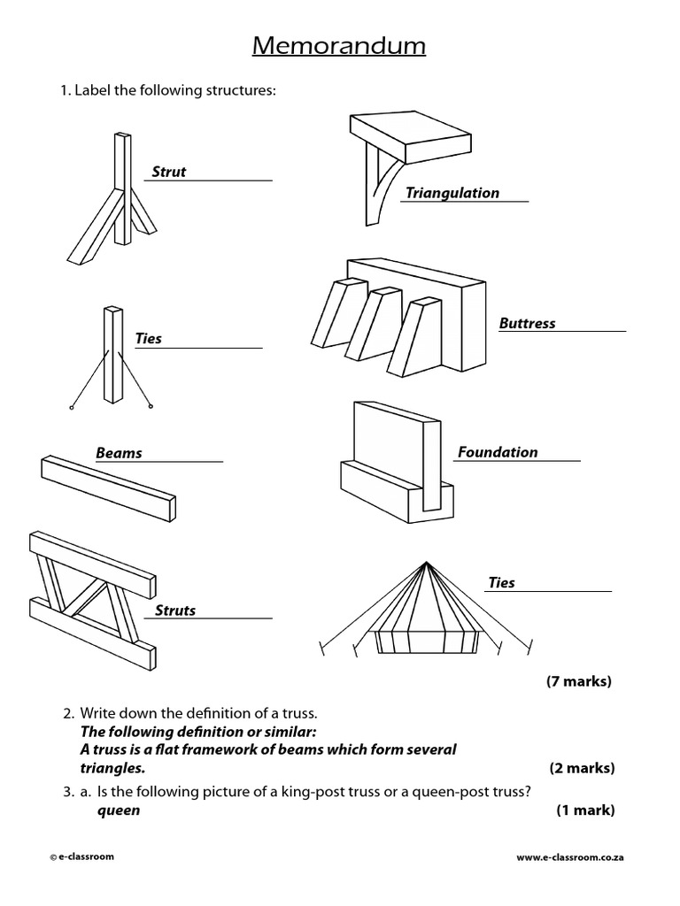 Structural Engineering Basics Quiz | PDF | Truss | Beam (Structure)