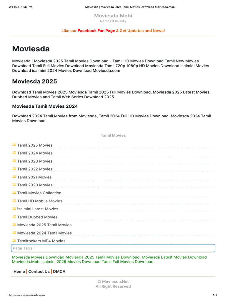 Moviesda Moviesda 2025 Tamil Movies Download Moviesda PDF
