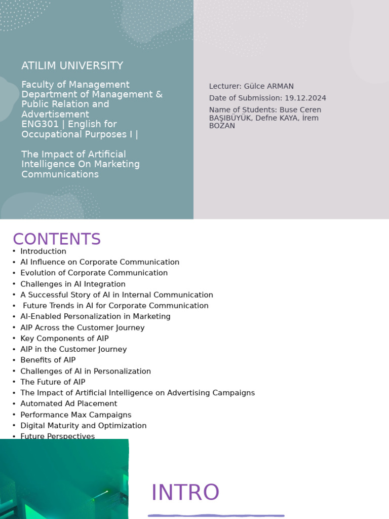 Ai Presentation Pdf Artificial Intelligence Intelligence Ai