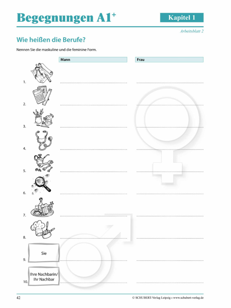 A1 Arbeitsblatt Kap1-02 | PDF