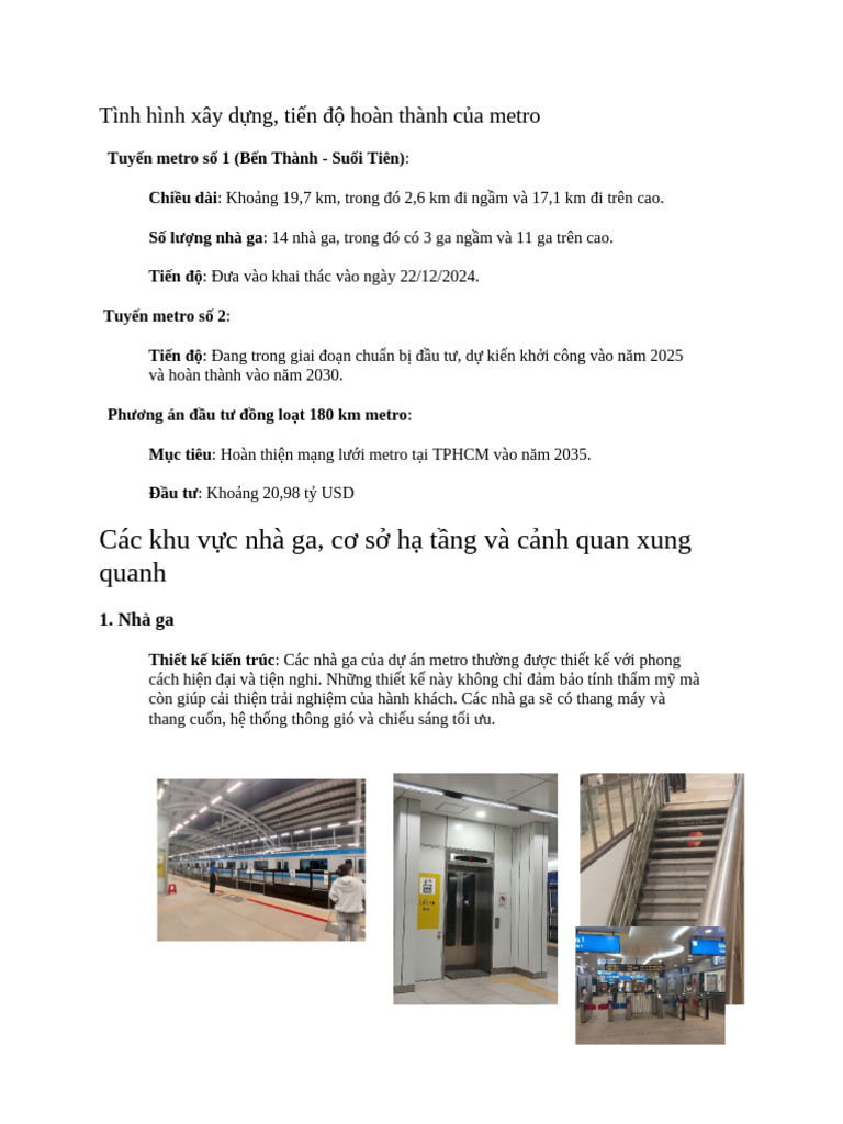 Tổng quan về Metro | PDF