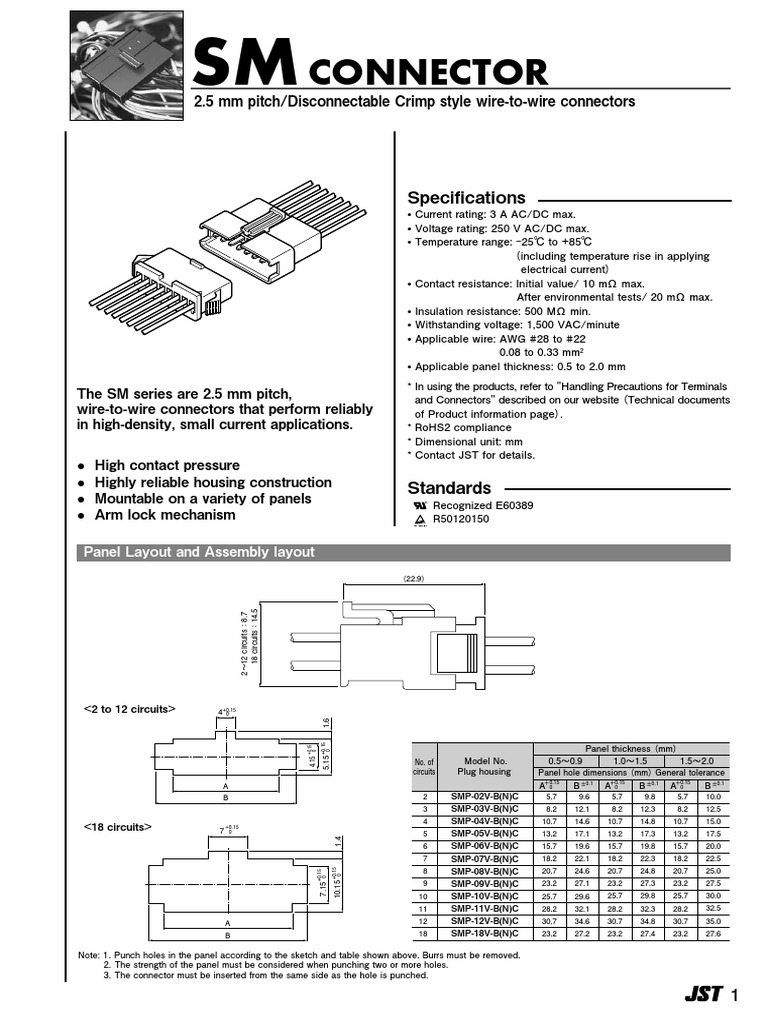 SM Connector | PDF | Electrical Connector | Equipment