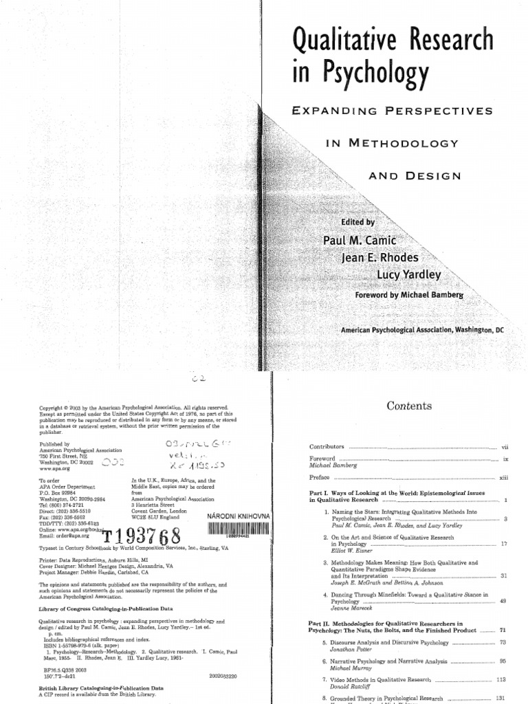 Camic - 2003 | PDF