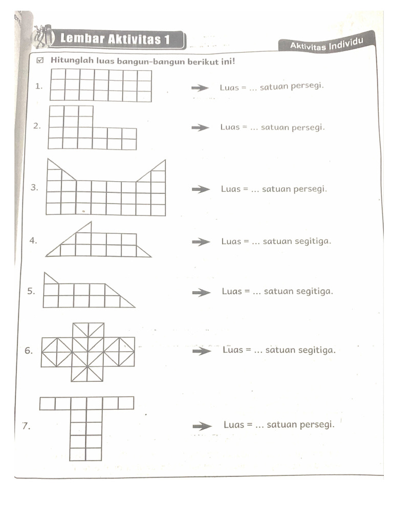 SOAL MATEMATIKA KELAS 4 - LUAS & VOLUME | PDF
